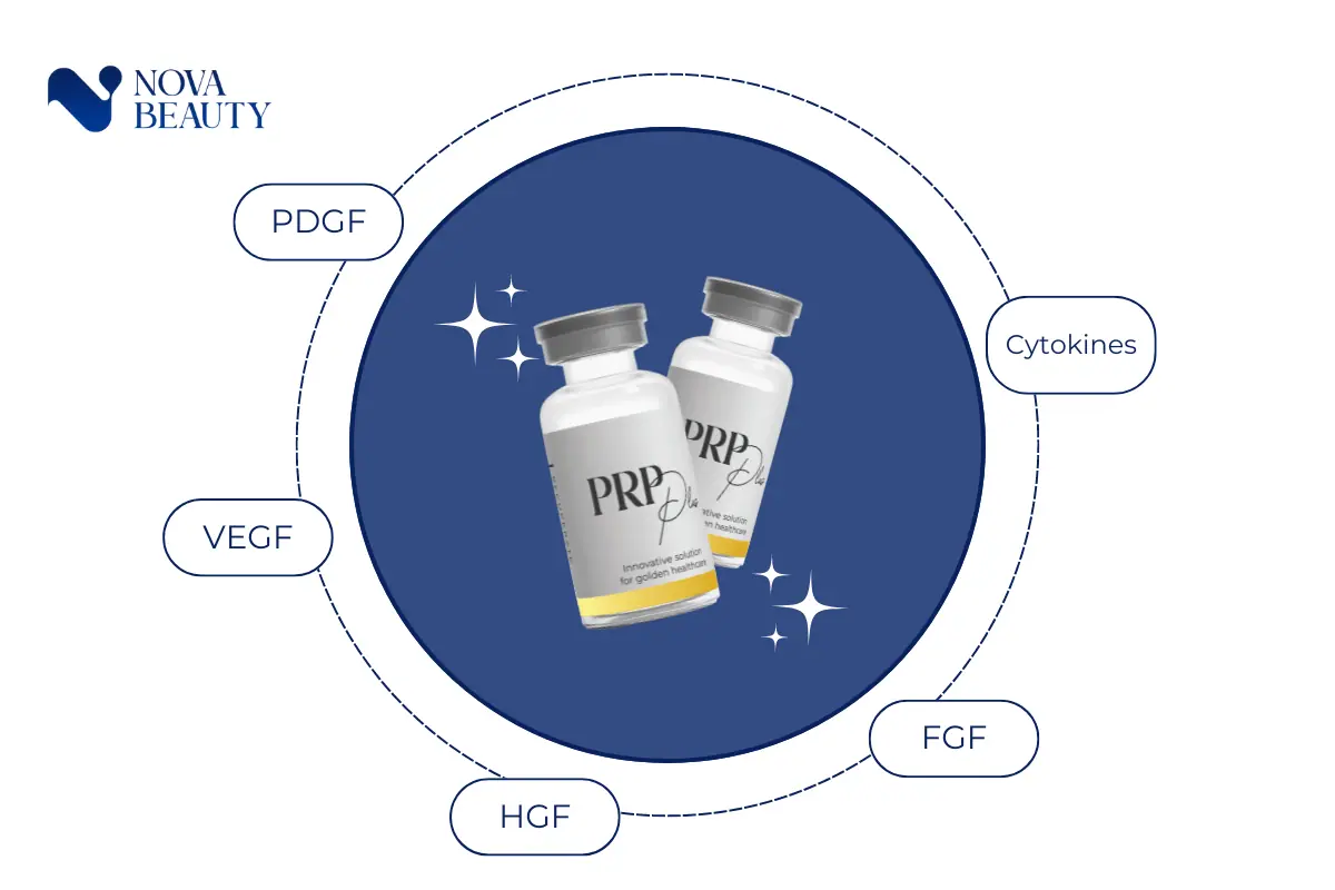 PRP Plus chứa nhiều yếu tố tăng trưởng "xịn"